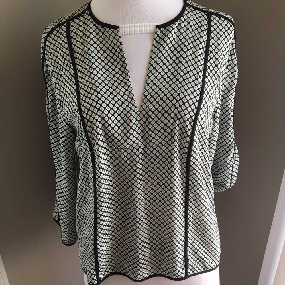 BCBGMaxAzria Printed Blouse